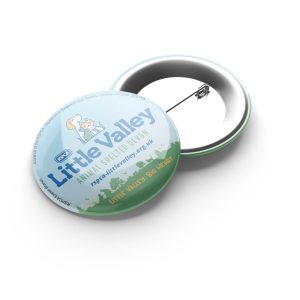 Little Valley Button Badge (38mm)