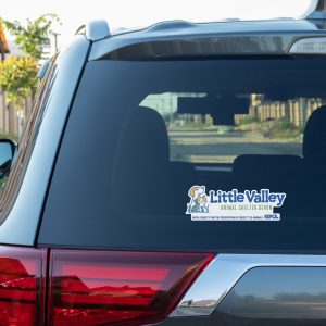 Little Valley Car Window Sticker